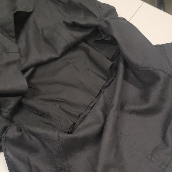 Everlane European Linen Midi Puff Sleeve Dress - Picture 14 of 16